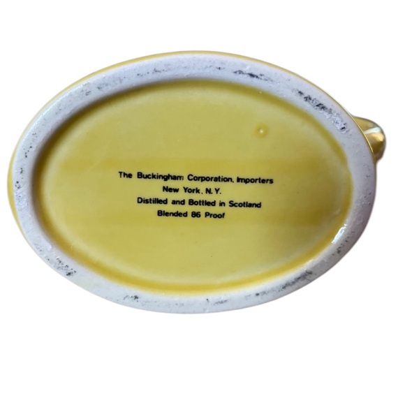 Cutty Sark Pitcher Yellow Black 7.5" - Picture 3 of 3